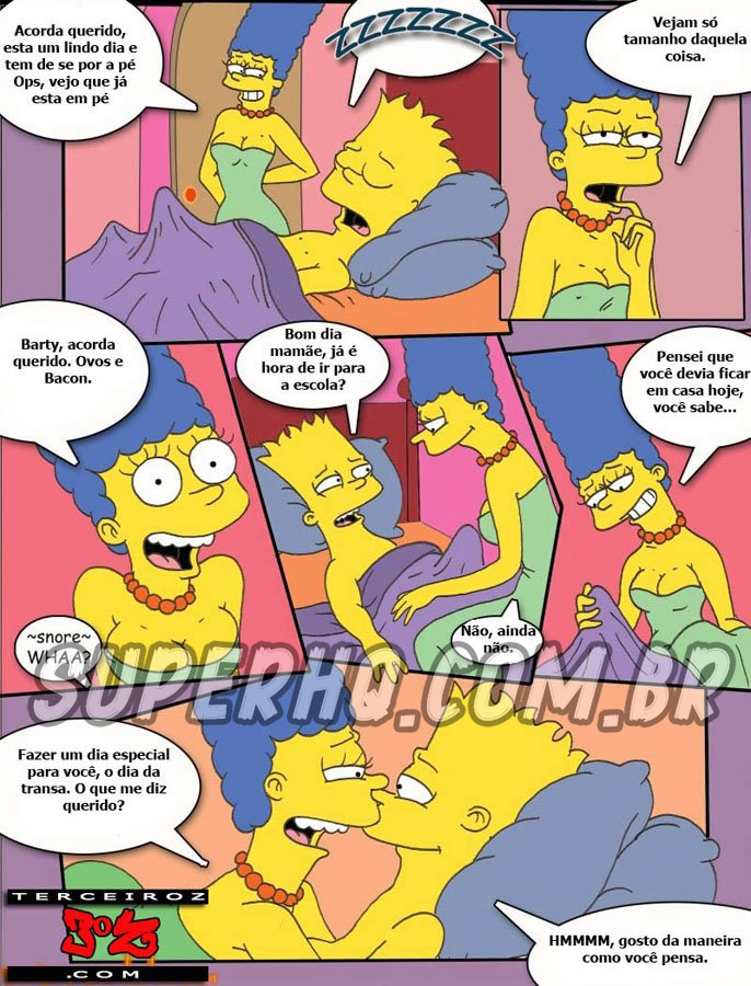 Os Simpsons Hentai: Bom dia meu filho!